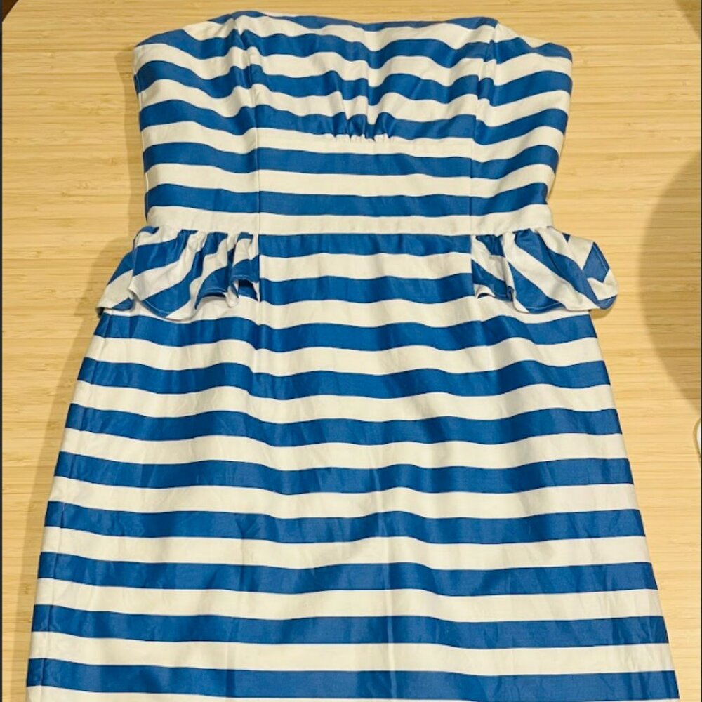 Lily Pulitzer Blue Striped Sundress